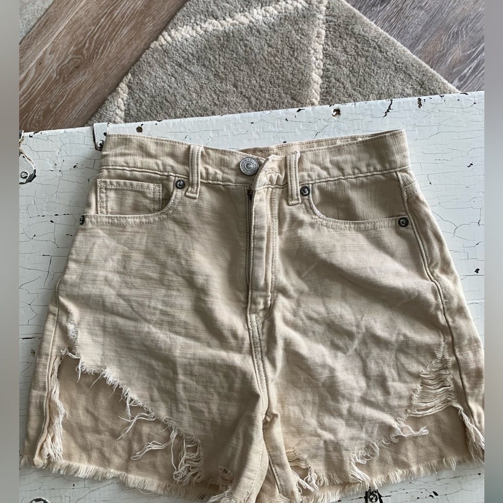 American Eagle highest ride mom shorts size 00